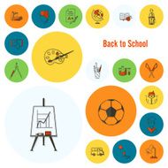 school and education icons N78