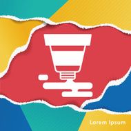 Pigment paint icon