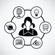 Education info graphic design clean vector N3