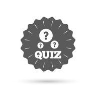 Quiz sign icon Questions and answers game N5