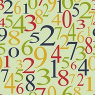 numerical seamless background