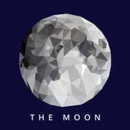 polygonal moon elements of this vector furnished by NASA