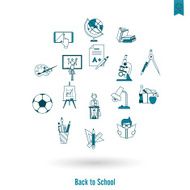 school and education icons N81