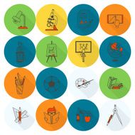 school and education icons N87