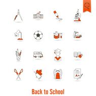 school and education icons N88