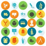 school and education icons N89