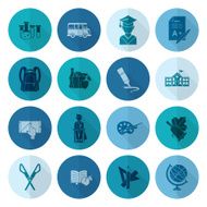 school and education icons N90