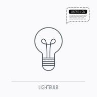 Lamp icon Idea and solution sign N2