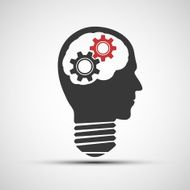 Vector light bulb icon N5