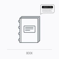 Book icon Education sign N2