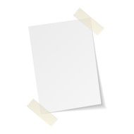 blank paper vector illustration N2