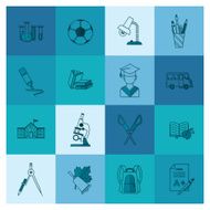 school and education icons N92