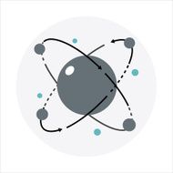 Experiment theme flat style colorful vector icon for info gra N2