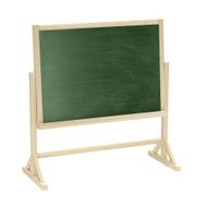 green blackboard chalkboard isolated on white