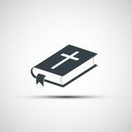 Vector icons of the Bible