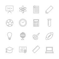 Education Icons Set N21