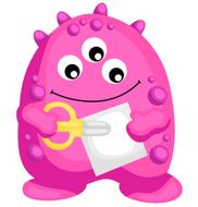 Pink Monster School