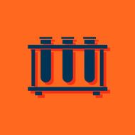 icon of laboratory tubes N3