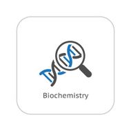 Biochemistry Icon Flat Design