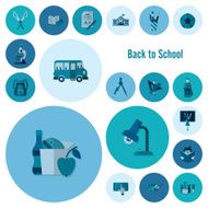 school and education icons N116