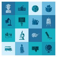 school and education icons N119