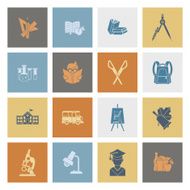 school and education icons N124