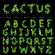 Cactus alphabet