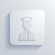 Vector modern student light icon