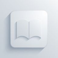 Vector modern book light icon