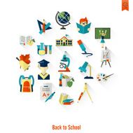school and education icons N151