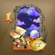 Window in the castle magic and astrology N4