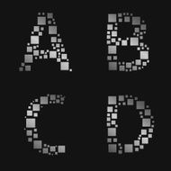 Silver letters N6