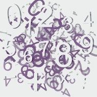 colored numbers N4