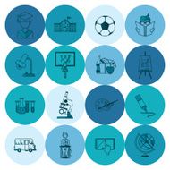 school and education icons N156