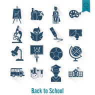 school and education icons N157