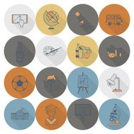 school and education icons N162