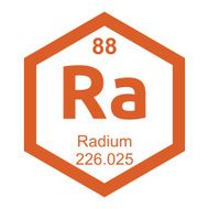Periodic table Radium element