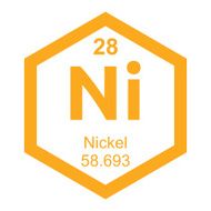 Periodic table Nickel element