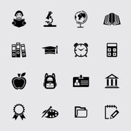 Education &amp; School Icon set N9