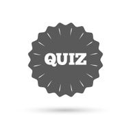 Quiz sign icon Questions and answers game N7