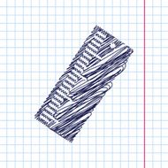 Vector ruler icon Eps10