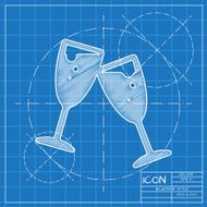 Vector gold icon N7