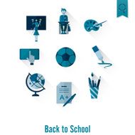 school and education icons N169