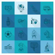 school and education icons N171
