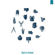 school and education icons N183