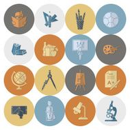 school and education icons N187