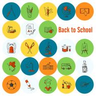 school and education icons N189