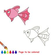 Pink fish Page to be color N2