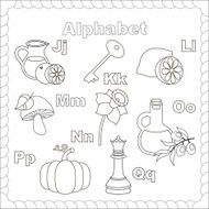 Cute alphabet in vector objects N2