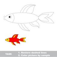 Red fish to be traced